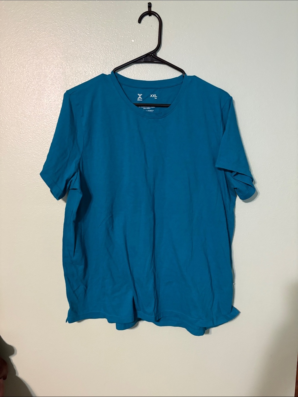 Xersion Teal Crew Neck Short Sleeve Tee